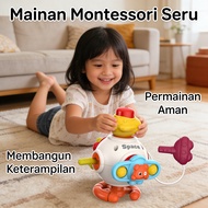 BALL CATCH HAND HAND PUZZLE BOX Cube Montessori BUSY BUSY Kids Toys