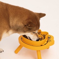 【Petsville派思維x加菲貓】加菲陶瓷慢食碗 寵物碗 寵物 貓