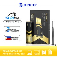 ORICO M.2 SSD 1T 2T 4TB PCIe 4.0 SSD NVME SSD for Desktop Computer Laptop (OG7000)