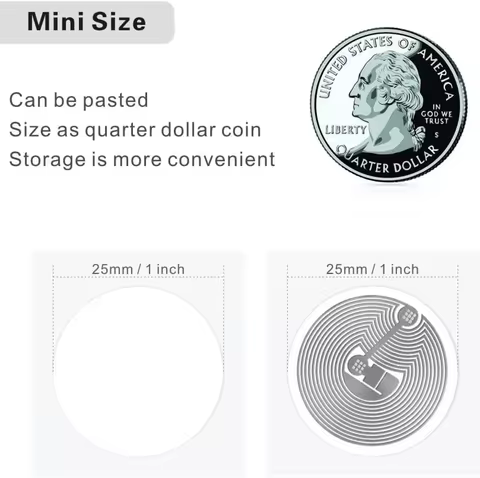 Ntag215 NFC Tag 13.56MHz 504kbyte ISO14443A Sticker Wet Inlay Ntag 215 NFC Phone Available RFID Tags