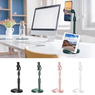 Phone Desk Stand Adjustable Stable Telescopic Tablet Phone Stand with Double Slots Phone Organizer Frosted Anti-Rust Mobile Stand For Dining Rooms Bedrooms Homes classy