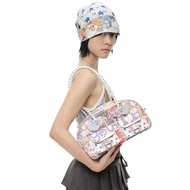 Youthbath x Oliwa Joint y2k Light Asian Style Printed Wings Boston Bag