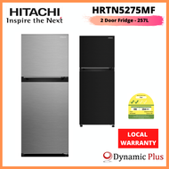 Hitachi HRTN5275MF 2 Door Top Freezer Refrigerator - 257L