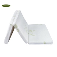 Folding Mattress Natural Bamboo Soft Folding Mattress Guest Mattress Foldable