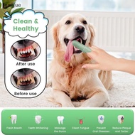 fengjue Silicone Pet Dog Cat 360° Cleaning Finger Toothbrush Oral Cleaning Finger Cots Toothbrush Pe