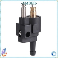 AMBER  Tank Connector, Plastics Black Motor Boat Accessories, Outboard Engine Male Thread Male Conne
