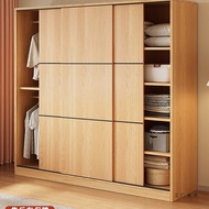 Wardrobe Rental Room Small Apartment Simple Large Capacity Cabinet Wardrobe Household Sliding Door N