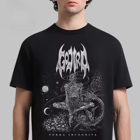 Gojira Terra Incognita Graphic Tee Featuring Abstract Cosmic Creature Art Progressive Metal Streetwe