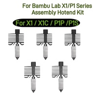 For Bambu lab X1/P1 Series Hotend Kit Hardened Steel Nozzle 0.2/0.4/0.6/0.8mm For Bambu lab X1C P1P 