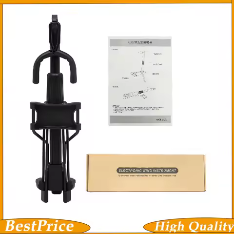 Universal Adjustable Gathered Floor Stand Portable Foldable Digital Wind Instrument Stand for Ukulel