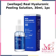 [wellage] Real Hyaluronic Peeling Solution, 30ml, 1pc / Korean Peeling Solution / Exfoliating Formul