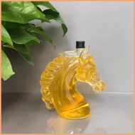 Tequila Decanter 350ml Clear Man Cave Decor Bar Tool Glass Whiskey Alcohol Decanter Bottle for Fathe