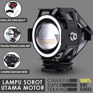 ORIGINAL Lampu Tembak Sorot Motor LED Cree U7 Worklight 3000 Lumens Cahaya Terang Putih Aizome Trans
