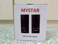 Mystar USB 2.0 Wired Speaker 電腦喇叭