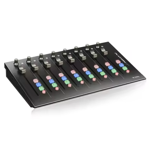 iCON Platform X+ Electric Fader USB MIDI Expansion Controller, 8 Touch-Sensitive Motorized Faders Wi