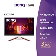 BenQ MOBIUZ EX2710U｜27-inch｜4K UHD｜HDMI 2.1｜120Hz/144Hz｜HDRi｜1ms FreeSync Pro｜2.1ch speakers｜ Gaming