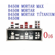 Plat belakang I/O IO Shield UNTUK MSI B450M MORTAR MAX B450M MORTAR TITANIUM