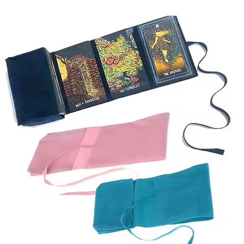 1Pc Tarot Pouch Cards Storage Bag Cloth Witch Divination Jewelry Astrology Dice Bag Game Tarot Stora