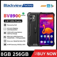 【In Stock】Blackview BV8900 Rugged Thermal 16GB 256GB Android 13 6.5'' Display Helio P90 10000mAh Bat