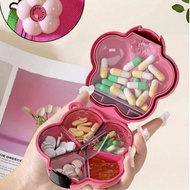 Portable Dopamine-Style Small Storage Box - Colorful Floral Design, Versatile Travel Storage Contain