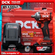บล็อกกระแทกไร้สาย 4 หุน (1/2 นิ้ว) 20V ชุดพร้อมใช้ แรงบิดสูงสุด 358 nm. DongCheng รุ่น DCPB358 / DCK