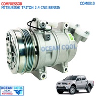 คอมเพรสเซอร์ ไทรทัน 2.4 CNG เบนซิน 2005 - 2014 COM0010 Compressor Mitsubishi Triton  2.4 CNG BENSIN 