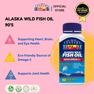 21st Century Alaska Wild Fish Oil - Omega 3 Enteric Coated, Odourless, 90 Softgels