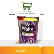 MOLTO PELEMBUT DAN PEWANGI ANTI KUSUT VELVET BLOOM 6'S X 20ML