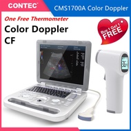 CONTEC CMS1700A Color Doppler Ultrasonic Diagnostic CF Ultrasound Scanner Machine USG 3.5Mhz Convex