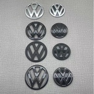 2PCS front and rear logo for Volkswagen VW Golf 6 7 7.5 front grille emblem back trunk badge MK6 MK7