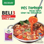 MGWoW Halal Tom Yam Paste Soup Hotpot Steamboat Instant  Pes Tomyam 180g
