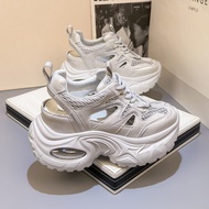 Baotou Roman Sports Sandals Women Hollow Mesh Breathable Thick-Soled Inner Heightening Casual Daddy 