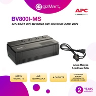 APC BV800I-MSX EASY UPS BV 800VA AVR Universal Outlet 230V