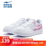 KY/🏅Hongxing Erke（ERKE）Women's Shoes Sports Board Shoes White Shoes Light Casual Shoes Soft Bottom S