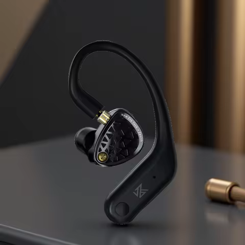KZ AN01 Wireless Upgrade Ear Hook Cable ANC Bluetooth 5.4 Module C-Pin LDAC HD Audio Decoding Active