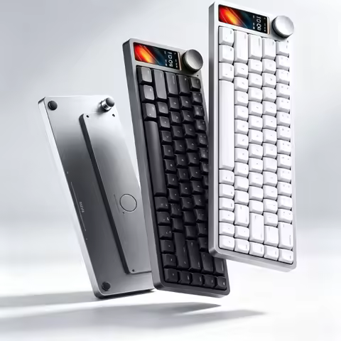Linx68 Low Profile Wireless Mechanical Keyboard Tri-mode Aluminium Alloy Custom Equipped with Smart 