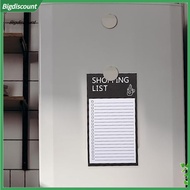 {BIG}  Fridge Planning Notepad, Magnetic Memo Pad for Fridge with Thick Paper, Horizontal Line Forma