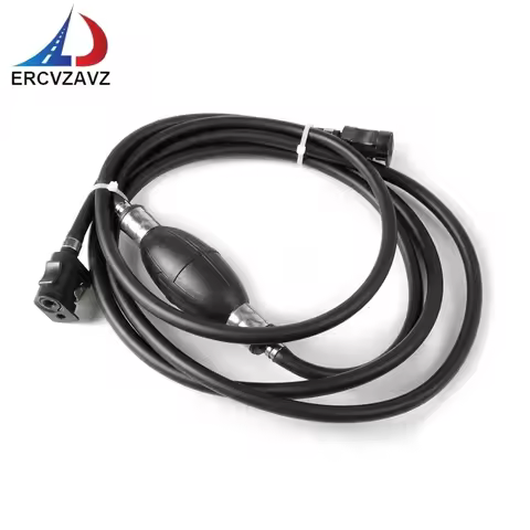 Universal Outboard Fuel Line Hose Kit 3M/9.84 Ft Quick Female Connector w/ Bulb Tank for Yamaha Mari
