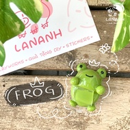 [Hippers for phone] CHILD FROG - Cute handmade clay phone model Phone Hippers