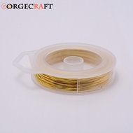 1roll Round Brass Craft Wire Unplated 20 Gauge 0.8mm 10m/roll