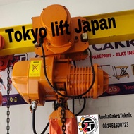 ELECTRIC CHAIN HOIST 5 TON X 6 METER 380V (PLUS TROLLY)TOKYO LIFT -czel shop
