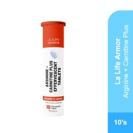 LA LIFE ARMOR Arginine + Carnitine Plus Effervescent Tablet 10's for Cardiovascular Health HMS Healt