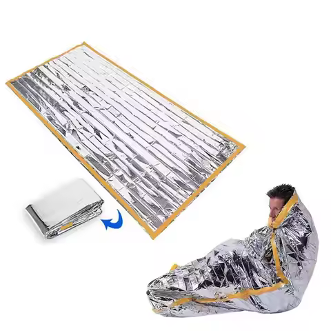 Emergency Sleeping Bag Thermal First Aid Blanket Waterproof Survival Sleeping Sack Outdoor Camping E