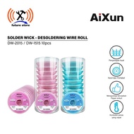 Aixun Solder Wick 2015/1515 Tin Cleaner 10pcs per unit Desoldering Braid BGA PCB SMD Soldering Repai