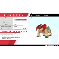 Pokemon Sword & Shield Shiny Terrakion