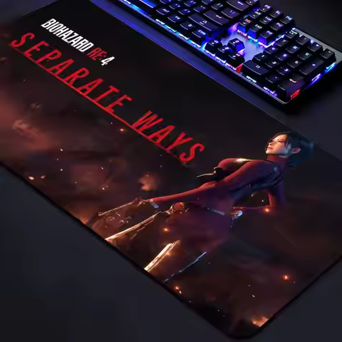 Top games R-Residents Evil-L 4 Mouse Pad Rubber mouse pad large animation e-sports game mat MS two-d