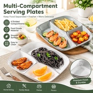 Divided plate 211fat reduction plate10 inch ceramic dining plate divided 211 fat reducing dining spe