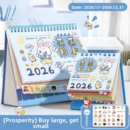 OUKUMAN | Cute Cartoon Desktop Calendar Organizer 2026