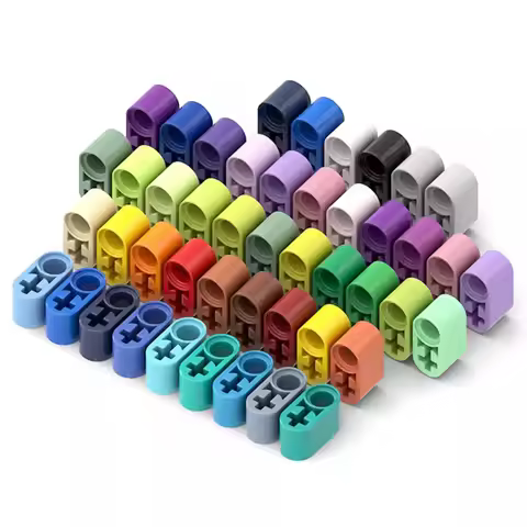 20pcs MOC 74695 60483 1x2 Brick High-tech Changeover Building Blocks Parts Classic Brand Kids DIY Ed
