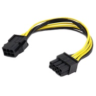 6pin to 8pin Power Supply Cable Extension Cable Graphics Card Power Cable